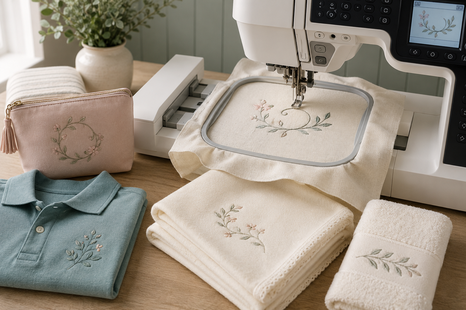 Custom embroidery, monogramming, and appliqué