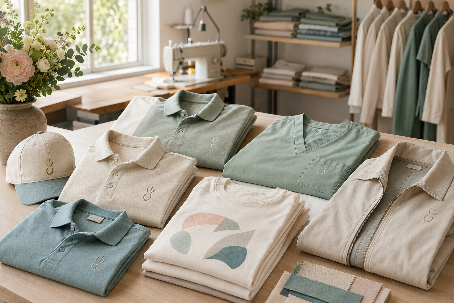 Coordinated custom business apparel
