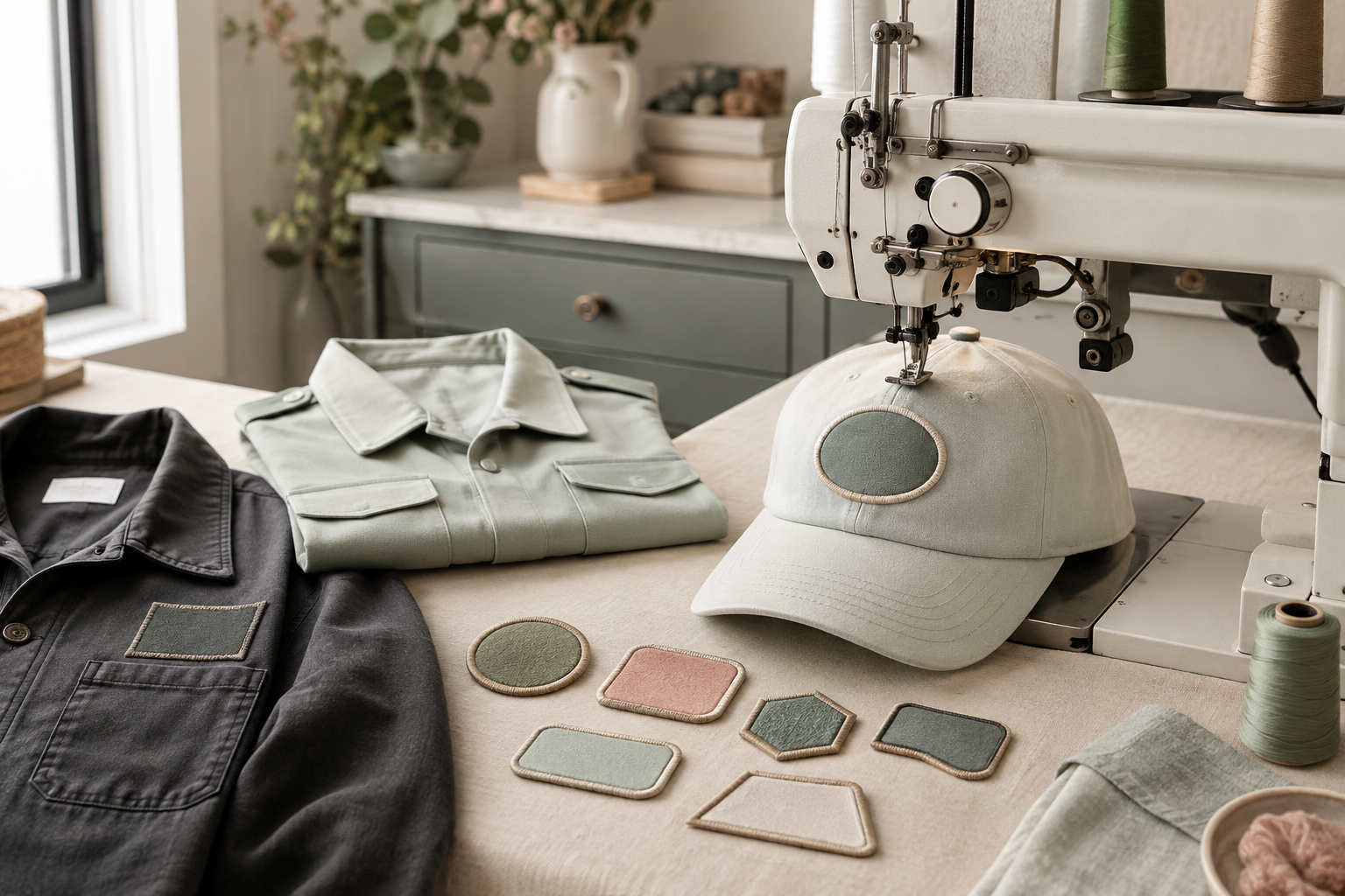 Professional patch sewing and application